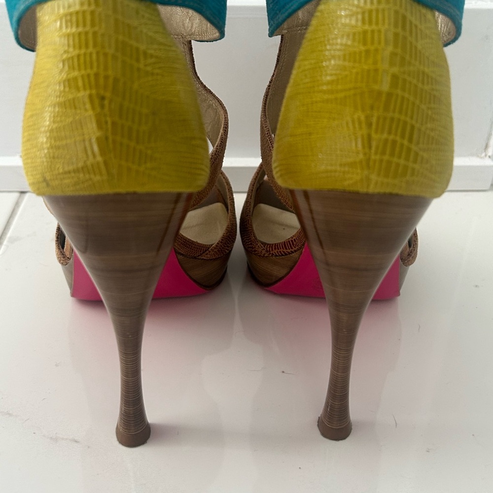 LORIBLU multi coloured heels